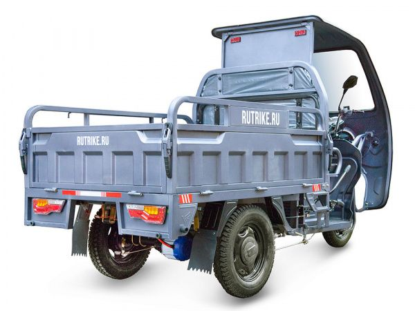 Грузовой электротрицикл Rutrike Глобус 1500 60V1000W серый