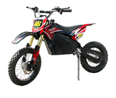 Электромотоцикл GreenCamel Питбайк DB500, 48V 1500W R14/R12 красный