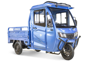 Грузовой электротрицикл Rutrike КАРГО Кабина 1500 60V1000W синий