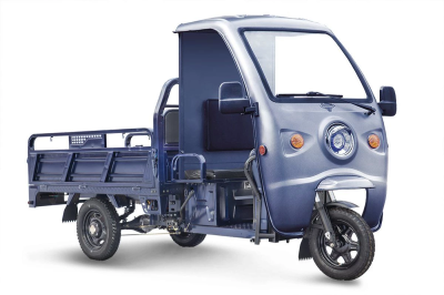 Грузовой электротрицикл Rutrike D4 КАБИНА 1800 60V1500W синий