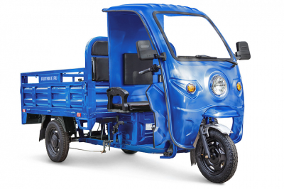 Грузовой электротрицикл Rutrike D4 NEXT КАБИНА 1800 60V1200W синий