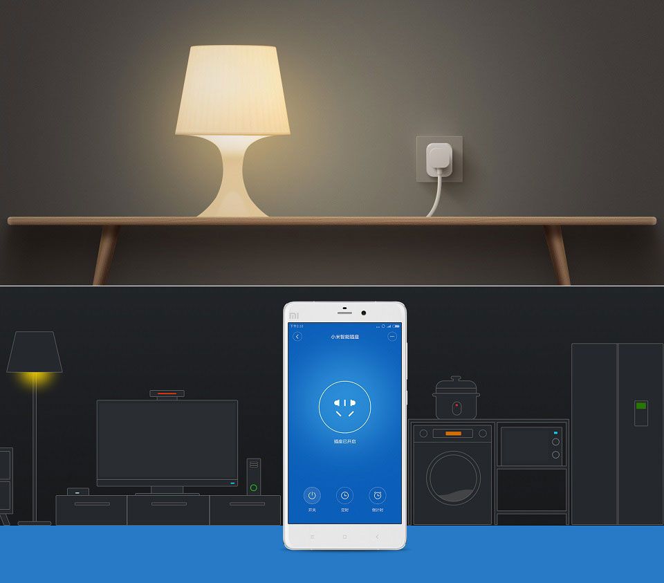 Умная розетка Xiaomi mi Smart Plug (WIFI)