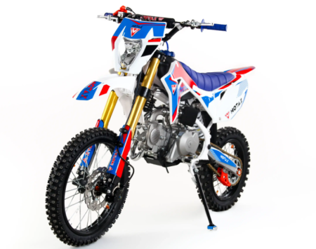 Бензиновый питбайк MOTAX MX 140 (17/14) синий Бензиновый питбайк MOTAX MX 140 (17/14) синий