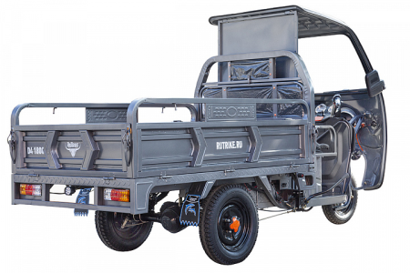 Грузовой электротрицикл Rutrike D4 NEXT КАБИНА 1800 60V1200W серый