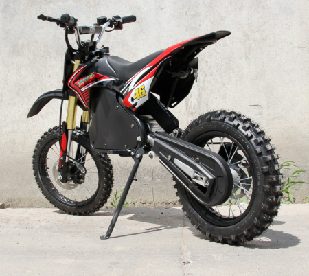 Электромотоцикл GreenCamel Питбайк DB500, 48V 1500W R14/R12 красный