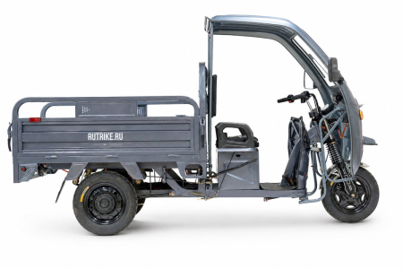 Грузовой электротрицикл Rutrike Вектор Кабина 1500 60V1200W серый