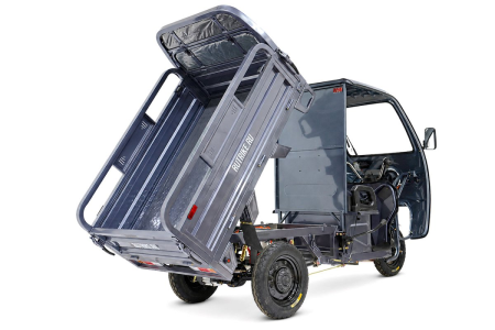 Грузовой электротрицикл Rutrike Вектор Кабина 1500 60V1200W серый