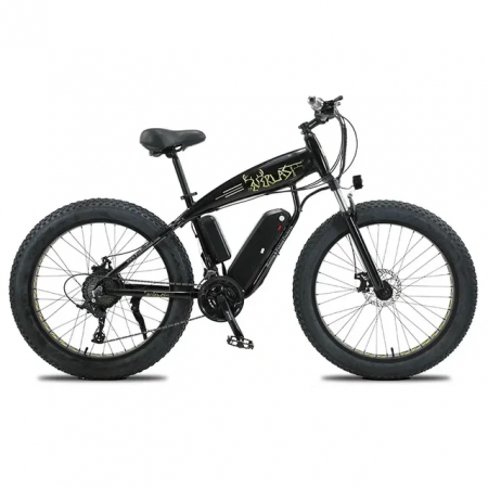 Электровелосипед AKEZ Shark 36V10Ah (спицы) черный