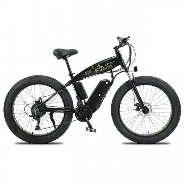 Электровелосипед AKEZ Shark 36V13Ah (спицы) черный