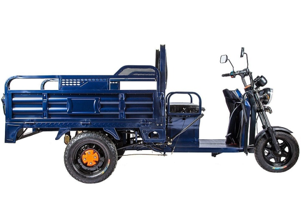 Грузовой электротрицикл Rutrike D2 1500 60V1000W синий