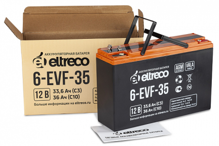 Тяговый аккумулятор Eltreco 6-EVF-32 (12V32A/H C3)