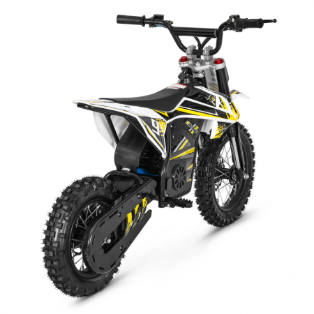 Электромотоцикл GreenCamel Питбайк DB450, 48V 1200W R12/R10 желтый