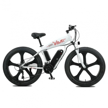Электровелосипед AKEZ Shark 36V10Ah белый