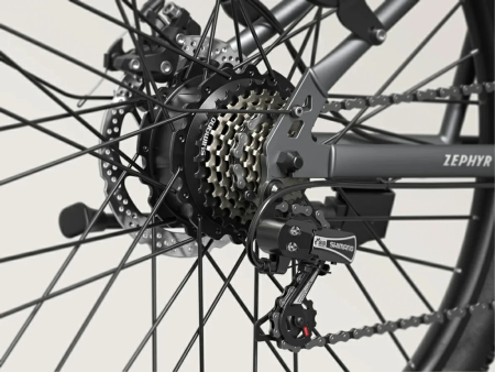 Электровелосипед QRONGE ZEPHYR серый