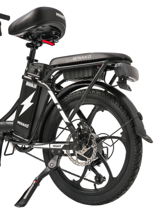 Электровелосипед Minako F7 черный