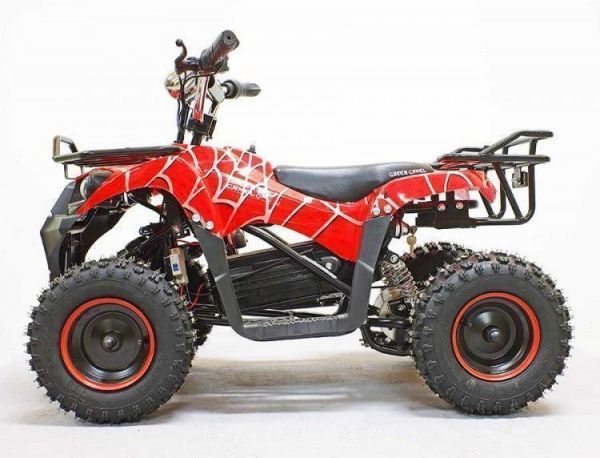 Квадроцикл GreenCamel Gobi K40 (30Ah 36V 800W R6 Цепной привод) быстросъем, Красный паук Квадроцикл GreenCamel Gobi K40 (30Ah 36V 800W R6 Цепной привод) быстросъем, Красный паук