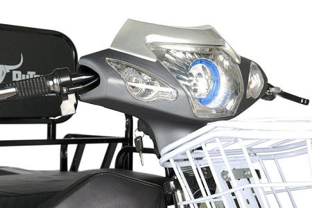 Грузовой электротрицикл Rutrike D1 ГП 1200 60V900W серый