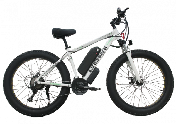 Электровелосипед AKEZ Hongze Snow 48V13Ah (спицы) белый