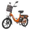 Электровелосипед Minako F7 оранжевый