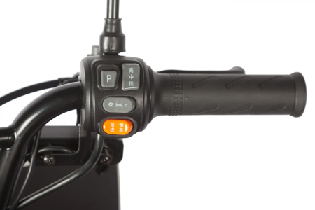 Электротрицикл Wanshida DOUHAO 60V 800Вт черно-бело-красный