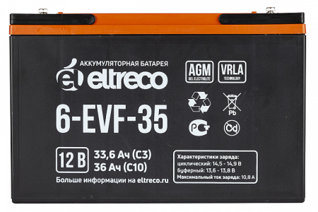 Тяговый аккумулятор Eltreco 6-EVF-32 (12V32A/H C3)