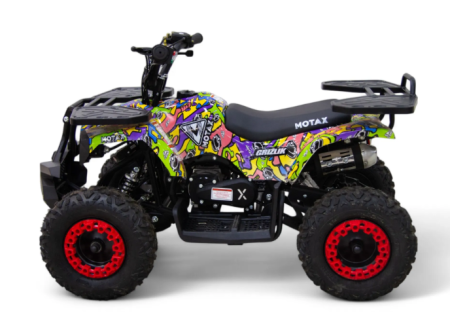 Детский квадроцикл MOTAX GRIZLIK mini ES граффити