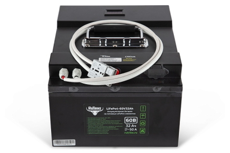 Тяговый аккумулятор Rutrike LiFePO4 60V32Ah (50A)