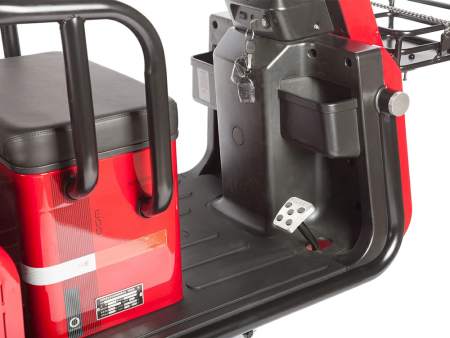 Электротрицикл Wanshida LC-F200 60V 1000Вт красный