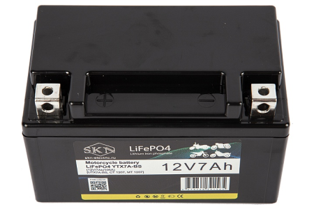 Аккумулятор для мототехники SKN LiFePO4 YTX7A-BS (12V/7Ah/105A)