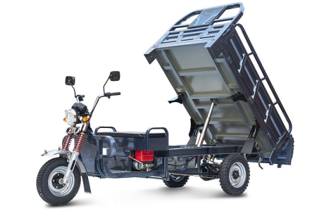 Грузовой электротрицикл Rutrike Титан 2000 ГИДРАВЛИКА 60V1500W серый