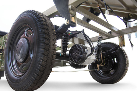 Грузовой электротрицикл Rutrike D4 NEXT с краном 1800 60V1200W