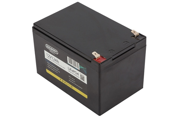 Литиевый тяговый аккумулятор Gelbert LiFePO4 (12V/12Ah/12A/144Wh)