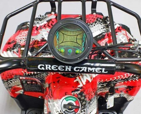 Квадроцикл GreenCamel Gobi K45 (12Ah 36V 800W R6 Цепь) быстросъем, ножной тормоз, красный экстрим
