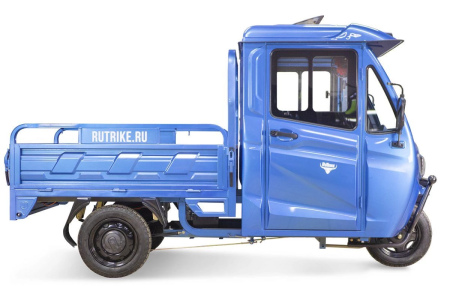 Грузовой электротрицикл Rutrike КАРГО Кабина обогрев 1500 60V1000W синий