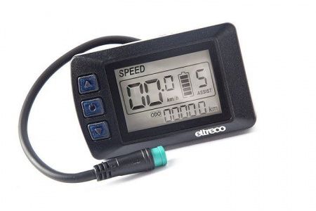 Комплект Eltreco 48V 500W LCD 26" + АКБ 48V 10А/ч (HL)