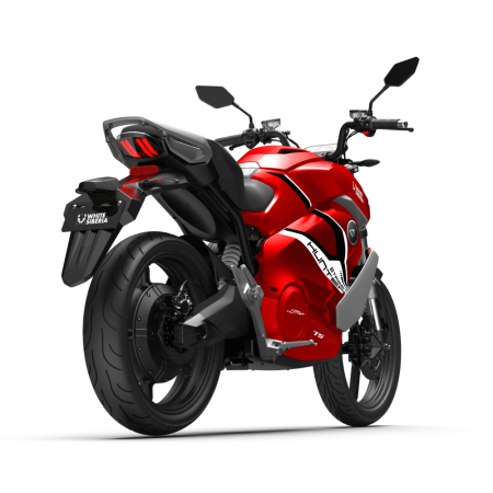 Электромотоцикл WHITE SIBERIA SUPER SOCO STREET HUNTER PRO красный
