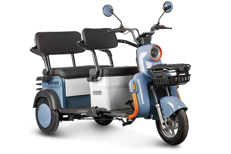 Электротрицикл Rutrike Gelbert Beta 48V/60V 800Вт сине-белый