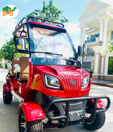 Гольфкар GreenCamel Сонора A40 New (4 seats 2500W 225/40-10' литые) красный