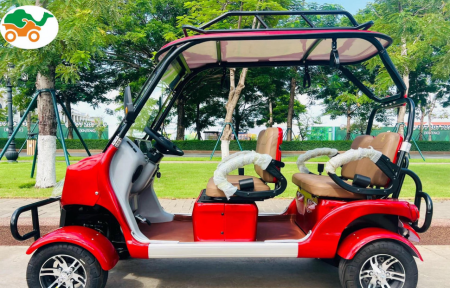 Гольфкар GreenCamel Сонора A40 New (4 seats 2500W 225/40-10' литые) красный