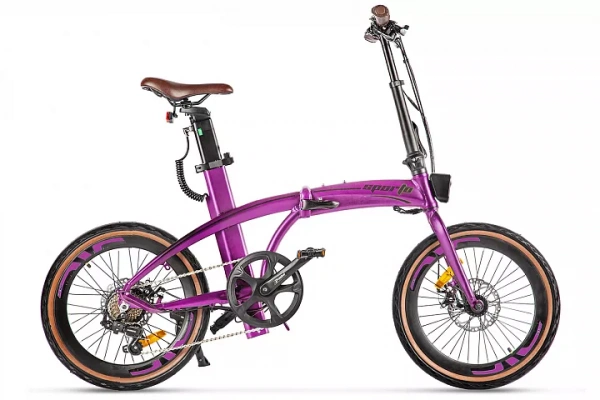 Электровелосипед Sporto (Фиолетовый)