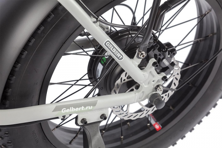 Электровелосипед Gelbert Saturn Dual PRO серый