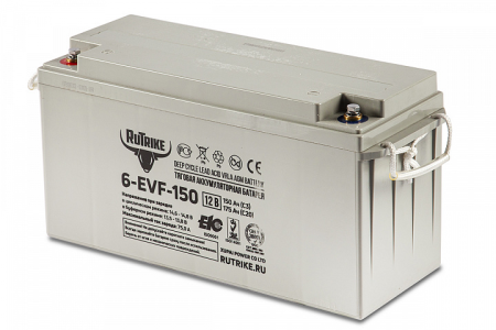 Тяговый аккумулятор RuTrike 6-EVF-150 (12V150A/H C3)