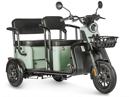 Электротрицикл Wanshida LC300 60V 1000Вт зеленый