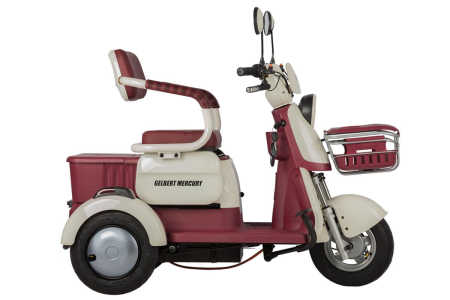 Электротрицикл Rutrike Gelbert Mercury 48V/60V 650Вт бело-красный