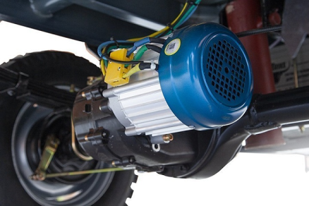Грузовой электротрицикл Rutrike Титан 2000 ГИДРАВЛИКА 60V1500W серый