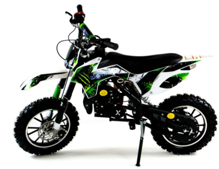 Детский бензиновый миникросс MOTAX 50 PS Бело-зеленый Детский бензиновый миникросс MOTAX 50 PS Бело-зеленый