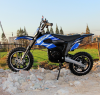 Электромотоцикл GreenCamel Питбайк DB400, 48V 1200W R10 быстросъемная батарея синий