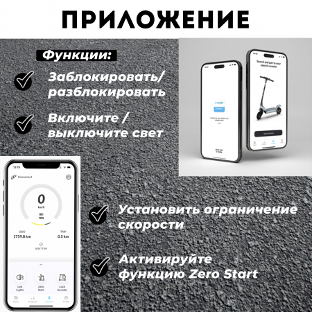 Электросамокат E-TWOW GT SE 48V 10,5 AH Samsung 2025 г. серый графит