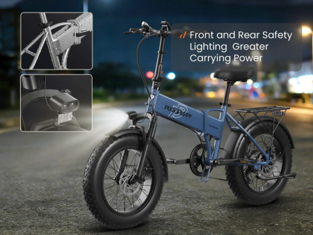 Электровелосипед PUCKIPUPPI DACHSHUND синий