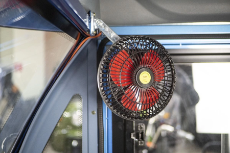 Грузовой электротрицикл Rutrike КАРГО Кабина Дуал синий